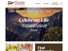 Tablet Screenshot of grantmemorialchapel.com
